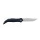 Нож складной Stinger, 101 мм (серебристый), материал рукояти: древесина черного дерева (черный) small_img_3