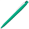 Ручка шариковая, пластиковая, софт тач, зеленая/белая, Zorro_ЗЕЛЕНЫЙ