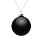 Елочный шар Finery Gloss, 8 см, глянцевый черный_8 СМ