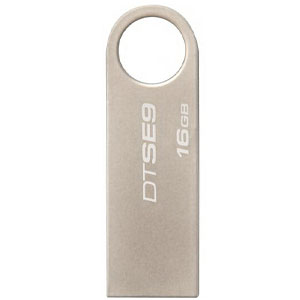 Флеш накопитель USB 2.0 Kingston DataTraveler SE9 16GB, металл, серебристый