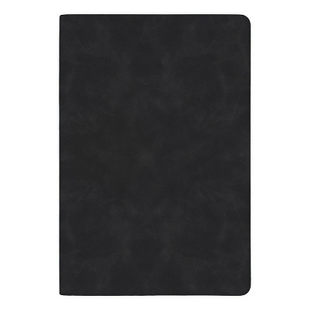 Ежедневник Flexy Luba А5, черный, недатированный, в гибкой обложке
