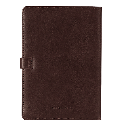 Ежедневник City Bary Mocco A5 в подарочной коробке, коричневый с золотистым, недатированный, в твердой обложке