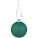 Елочный шар King с лентой, 10 см, зеленый_10 см