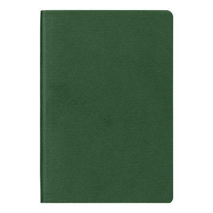 Ежедневник Flexy Happy Line Skyline A5 зеленый, недатированный, в гибкой обложке