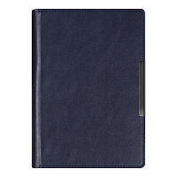 Ежедневник в суперобложке Country Palermo Mocco A5+, синий, недатированный, в подарочной коробке, в твердой обложке