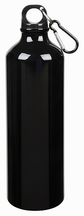 Алюминиевая бутылка для питья BIG TRANSIT, черная