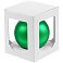 Елочный шар Gala Matt в коробке, зеленый, 8,5 см small_img_3