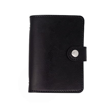 Футляр для визитных/кредитных карт (визитница), кожзаменитель Nebraska (Небраска), черный