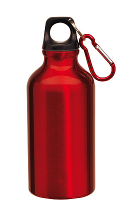 Бутылка для питья алюминиевая TRANSIT, красная