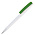 Ручка шариковая, пластик, белый/зеленый 348 Zorro_белый/зеленый 348