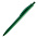 Ручка шариковая IGLA COLOR, пластиковая, зеленая_зеленый