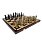 Шахматы Спартанцы 139 sparta, Madon Польша, - игровые фигуры из пластика в наборе с деревянной шахматной доской_КОРИЧНЕВЫЙ