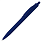 Ручка шариковая IGLA SOFT, пластиковая, софт-тач, темно-синяя_СИНИЙ-281