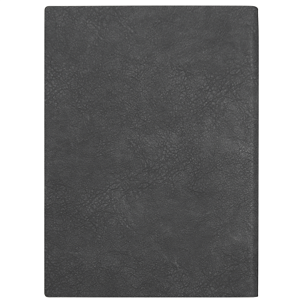 Ежедневник Flexy Foggia Shamois B5, черный, недатированный, в гибкой обложке, в подарочной коробке