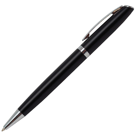 Ручка шариковая, металлическая, черная/серебристая металлическаяик Classic
