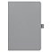 Блокнот Alfa Polo Line А5 в линейку матовый, серый, в твердой обложке с салатовой резинкой и петлей для ручки small_img_5