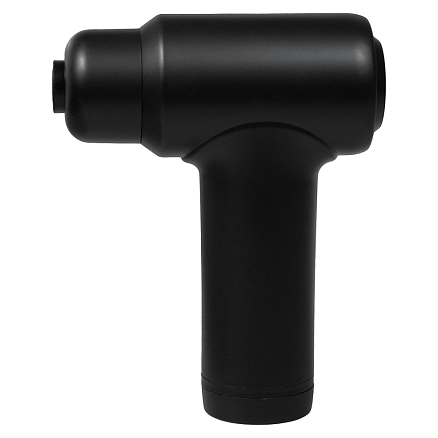 Перкуссионный массажер Relax Tone, вибрационный, для тела, со сменными насадками, черный