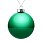 Елочный шар Finery Gloss, 10 см, глянцевый зеленый_10 СМ