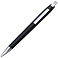 Ручка шариковая, пластиковая, черная/серебристая, АУРА small_img_2
