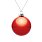 Елочный шар Finery Gloss, 8 см, глянцевый красный_8 СМ