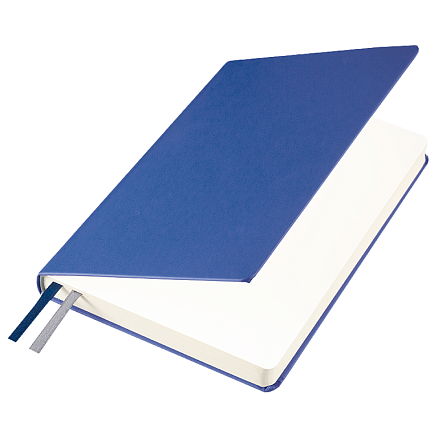 Ежедневник Urban Sound Mon Blanc Print Sample Минская марка А5, синий, недатированный, в полугибкой обложке