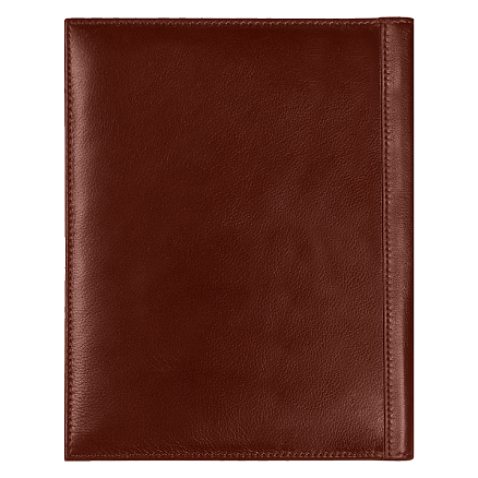 Суперобложка из натуральной кожи Universal leather размер А5+ , коричневый