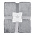 Плед мягкий флисовый Super Soft  Comfort Travel, 125*170 см, серый_серый