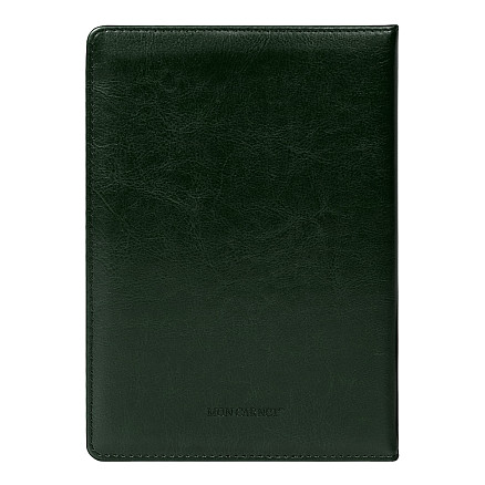 Ежедневник City Nebraska Tennessee A5, недатированный, зеленый с золотистым