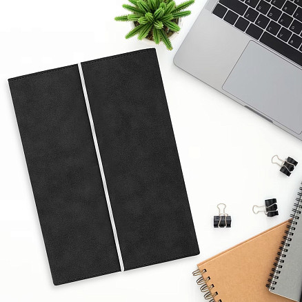 Ежедневник в суперобложке Country Galaxy Nuba A5+, черный, недатированный, в твердой обложке