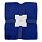 Плед мягкий флисовый Super Soft  Comfort Travel, 125*170 см, синий 654С_СИНИЙ 654