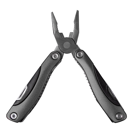 Мультитул Tools Birmingham (мультиинструмент) 11 в 1 c чехлом, в подарочной коробке, серый