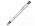 Ручка шариковая, COSMO HEAVY, Софт-Тач металл, белый/серебро_белый
