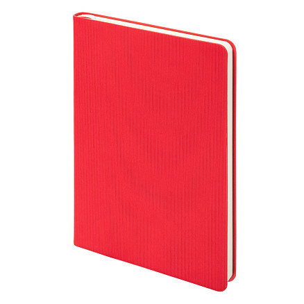 Ежедневник Flexy Happy Line А5, красный, недатированный, в гибкой обложке
