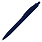 Ручка шариковая IGLA SOFT, пластиковая, софт-тач, темно-синяя_СИНИЙ-655