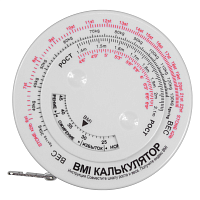 Рулетка Tools Healthy Lifestyle, 1,5 метра, белая, пластиковая, с мягкой лентой