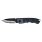Нож складной Stinger, 80 мм (чёрно-серебристый), материал рукояти: алюминий (серо-чёрный)_СЕРЫЙ