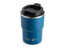 Вакуумная термокружка с внутренним керамическим покрытием Coffee Express, 360 мл, синий