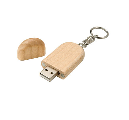 Флеш накопитель USB 2.0 Maple 32GB, клен, дерево/дерево