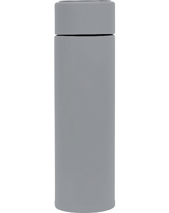 Термос вакуумный стальной Urban двухстеночный с медной изоляцией 450 мл,  серый софт тач