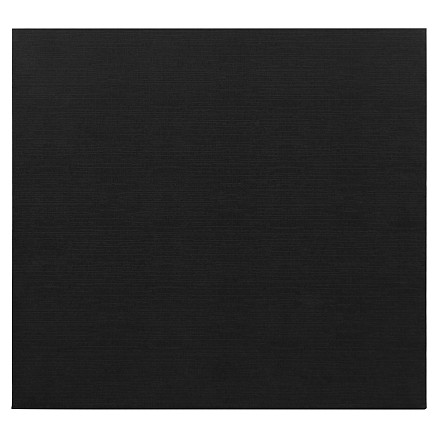 Подарочная коробка, размер 28,5х26,5х4 см, Solution Prestige Linen с магнитным клапаном, черная, с черным ложементом