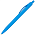 Ручка шариковая IGLA SOFT, пластиковая, софт-тач, голубой_голубой