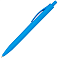 Ручка шариковая Хит, пластиковая, софт-тач, голубая small_img_1