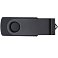 Флеш накопитель USB 2.0 Twister 16GB, пластик Софт Тач/металл, черный/черный small_img_3