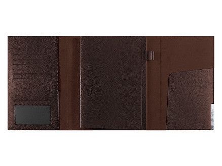 Ежедневник в суперобложке Country Liberty Mocca A5+, коричневый, недатированный, в твердой обложке