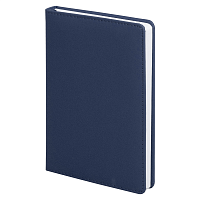 Ежедневник City Soft Touch Latte А5, недатированный, в твердой обложке с поролоном, темно-синий