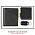 Коробка подарочная, размер 24*17,5*3 см, Solution Superior Linen, черная, бежевый ложемент под индивидуальную вырубку_черный, бумага под лён