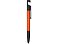 Ручка-стилус металлическая шариковая многофункциональная (6 функций) Multy, оранжевый small_img_3