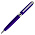 Ручка шариковая глянцевая Diplomat металлическая, темно-синяя/серебристая_темно-синий/серебро
