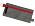 Универсальный пенал из переработанного полиэстера RPET Holder, серый/красный_серый/красный