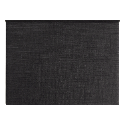 Набор цветных бумажных стикеров Stick and Smile  в твердом переплете, 100 листов в блоке,  размер 8*10,5*1,5 см, черный